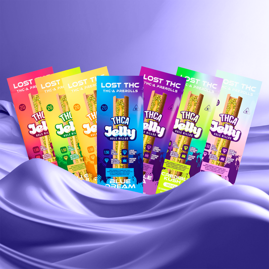 Lost THC JellyRillos THCA Diamond Infused Hash Hole Blunts | 2 Gram | 1 Pack